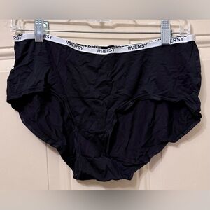 Innersy Black Bamboo Viscose Panties 3 Pairs Size 2XL